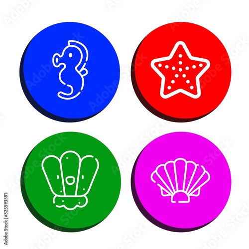 conch icon set