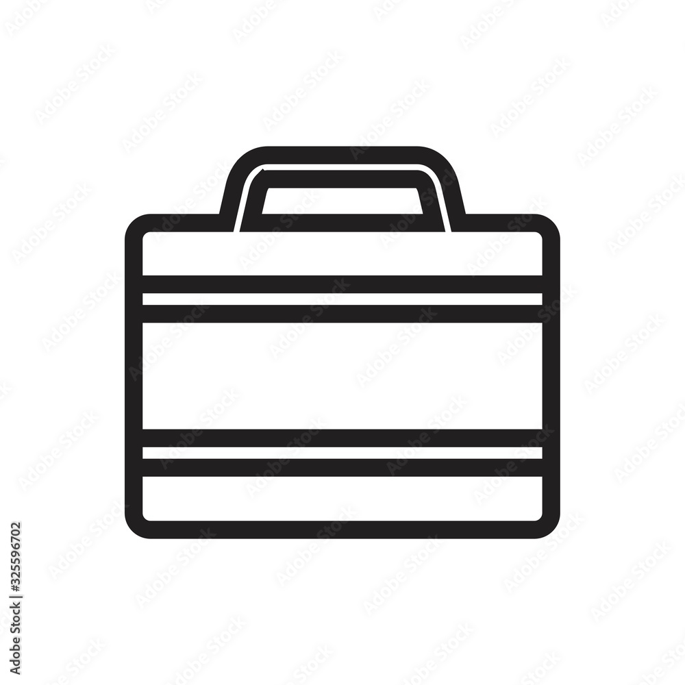 Bag icon template black color editable. Bag icon symbol Flat vector illustration for graphic and web design. Bag icon template black color editable. Bag icon symbol Flat vector illustration for graphic and web design.