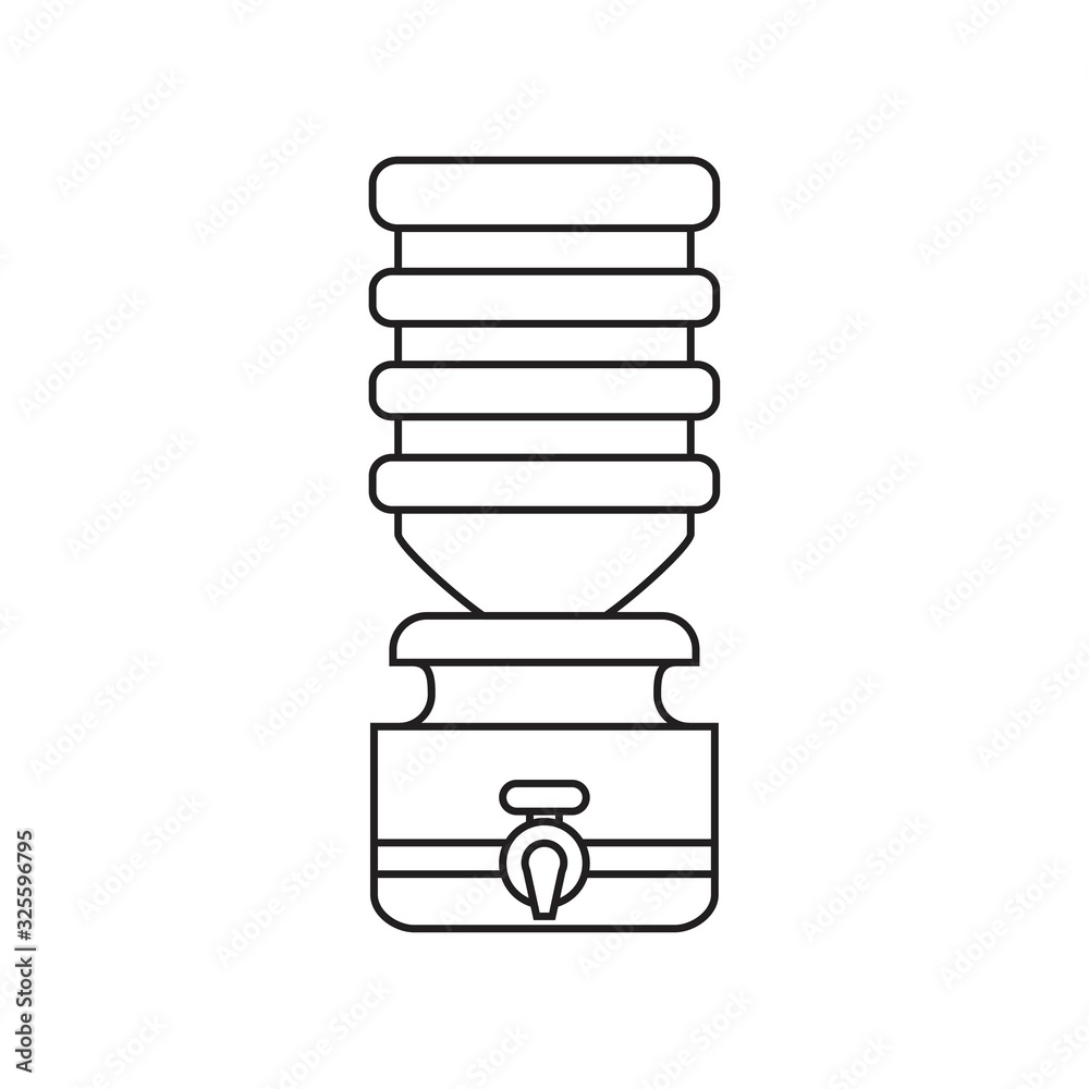 Dispenser icon template black color editable. Dispenser icon symbol Flat vector illustration for graphic and web design. Dispenser icon template black color editable. Dispenser icon symbol Flat vector illustration for graphic and web design.