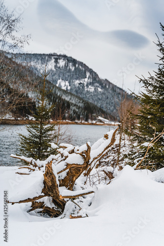 lake in the mountains