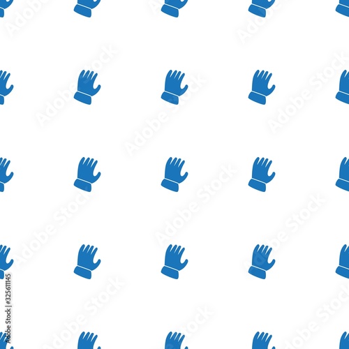 Garden gloves icon pattern seamless isolated on white background. Editable filled Garden gloves icon. Garden gloves icon pattern for web and mobile.