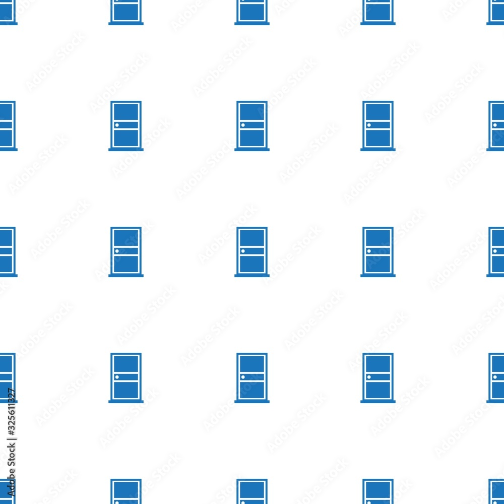 door icon pattern seamless isolated on white background. Editable filled door icon. door icon pattern for web and mobile. door icon pattern seamless isolated on white background. Editable filled door icon. door icon pattern for web and mobile.
