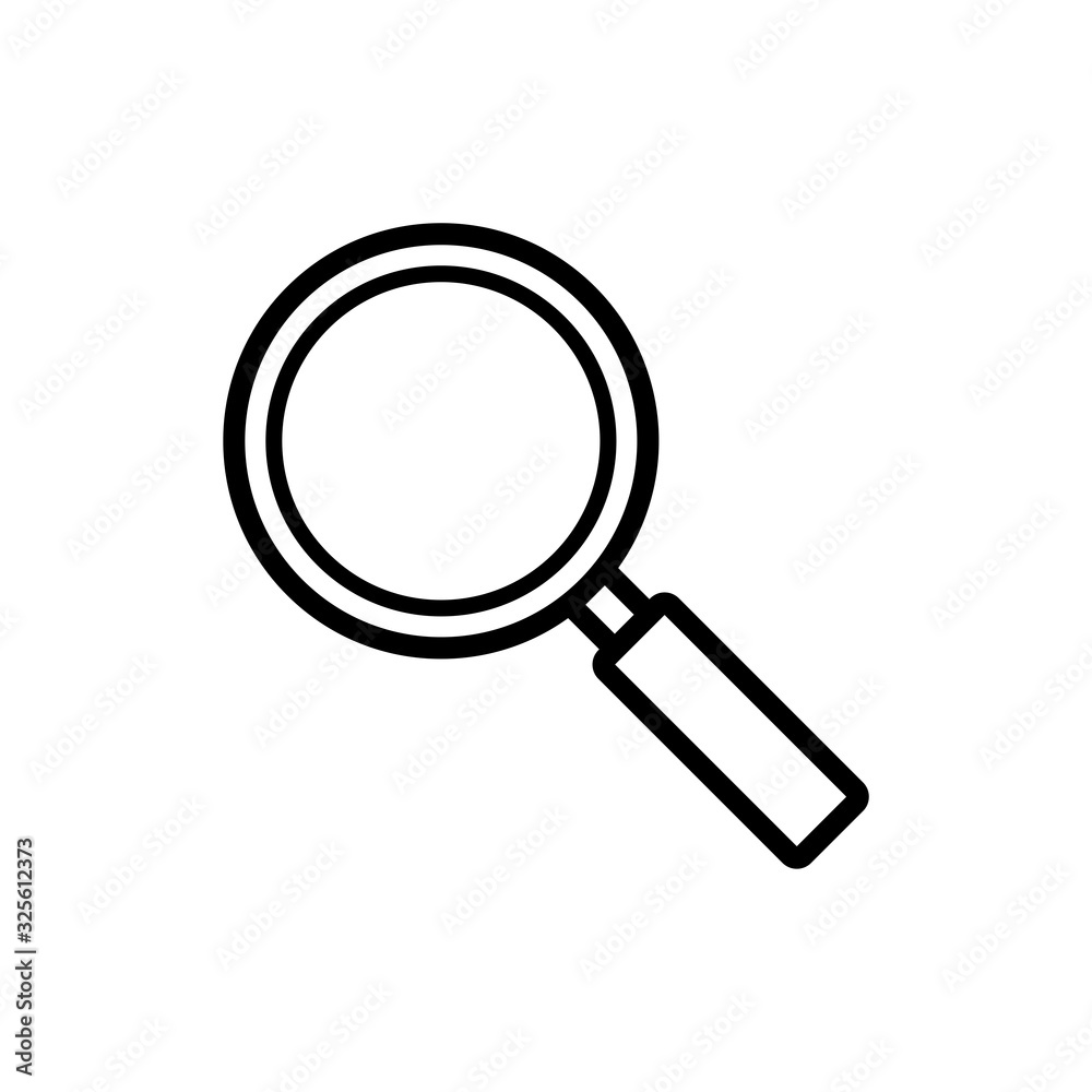 magnify - magnifying glass icon vector design template magnify - magnifying glass icon vector design template