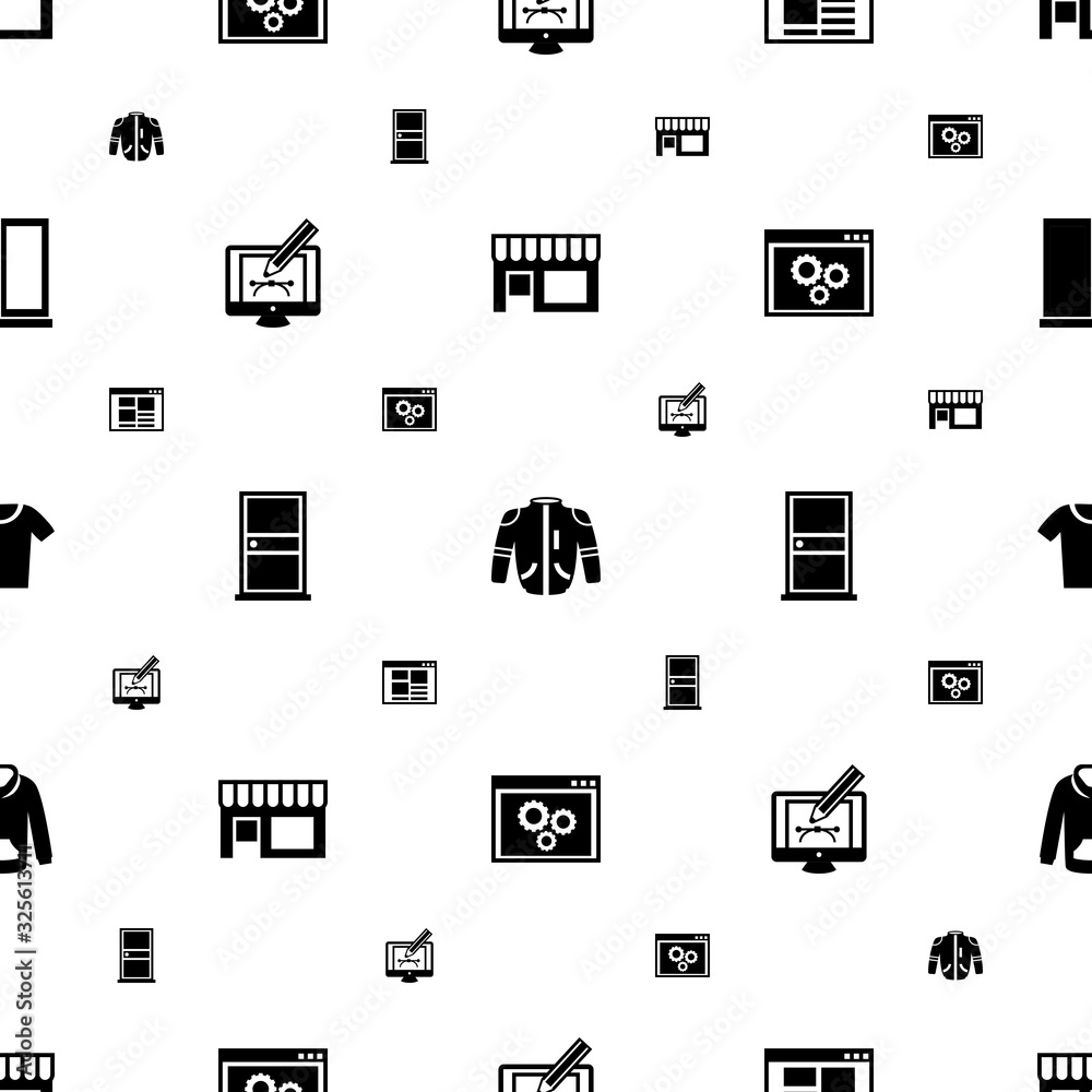 front icons pattern seamless. Included editable filled Small business, jacket, front end, Webdesign, door, back end, t-shirt, sweatshirt icons. front icons for web and mobile. front icons pattern seamless. Included editable filled Small business, jacket, front end, Webdesign, door, back end, t-shirt, sweatshirt icons. front icons for web and mobile.