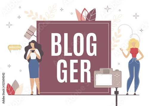 Blogger Appearance for Different Subscriber Type. After Watching Useful, Interesting and Well-presented Video Person Click on Subscribe Button. Viewer Growth Depending on Bloggers Skill.