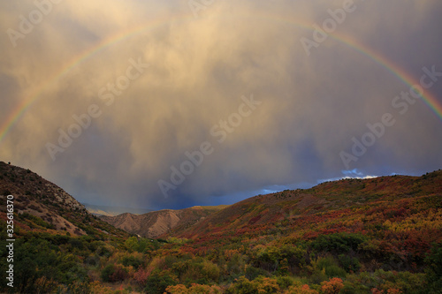 Autumn Rainbow in the Elk Mountains of Colorado