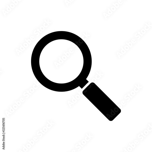 magnify - magnifying glass icon vector design template