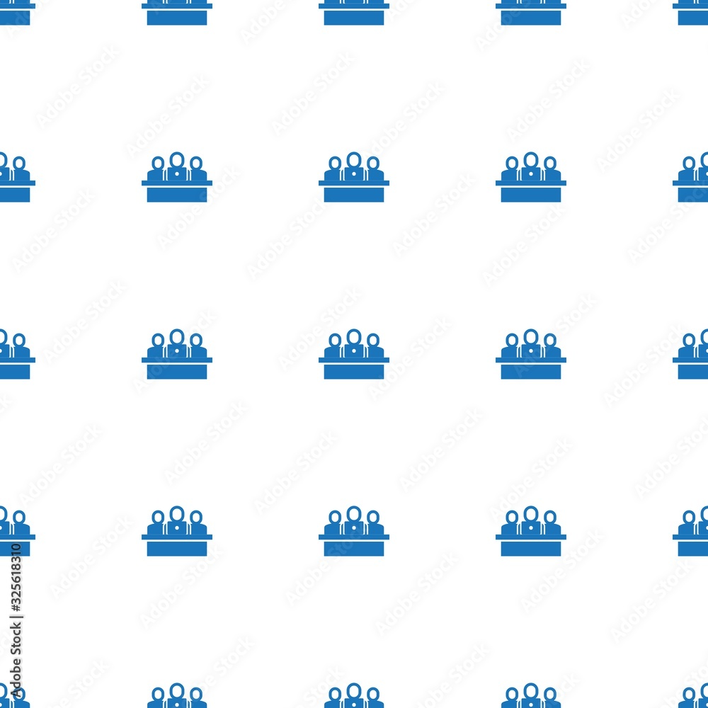 developers team icon pattern seamless isolated on white background. Editable filled developers team icon. developers team icon pattern for web and mobile.