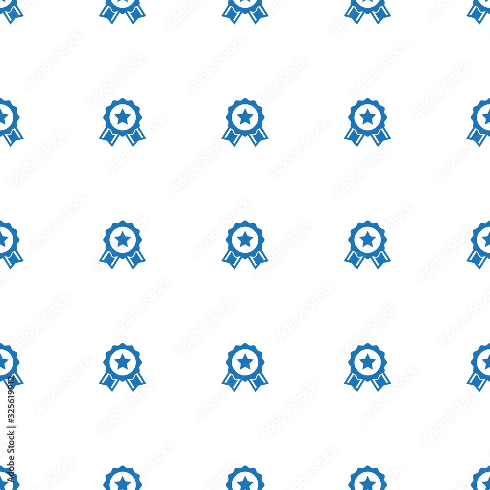 achievement icon pattern seamless isolated on white background. Editable filled achievement icon. achievement icon pattern for web and mobile.