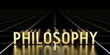 Philosophy concept, road - 3D rendering