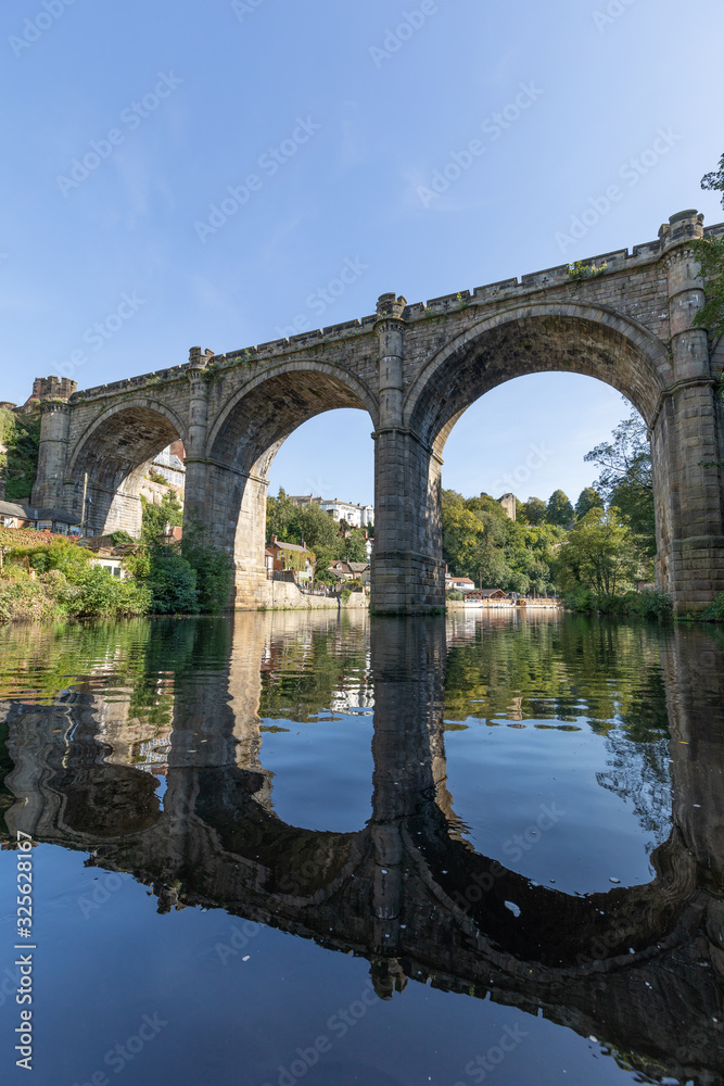 Fototapeta premium Knaresborough railway viaduct Yorkshire England