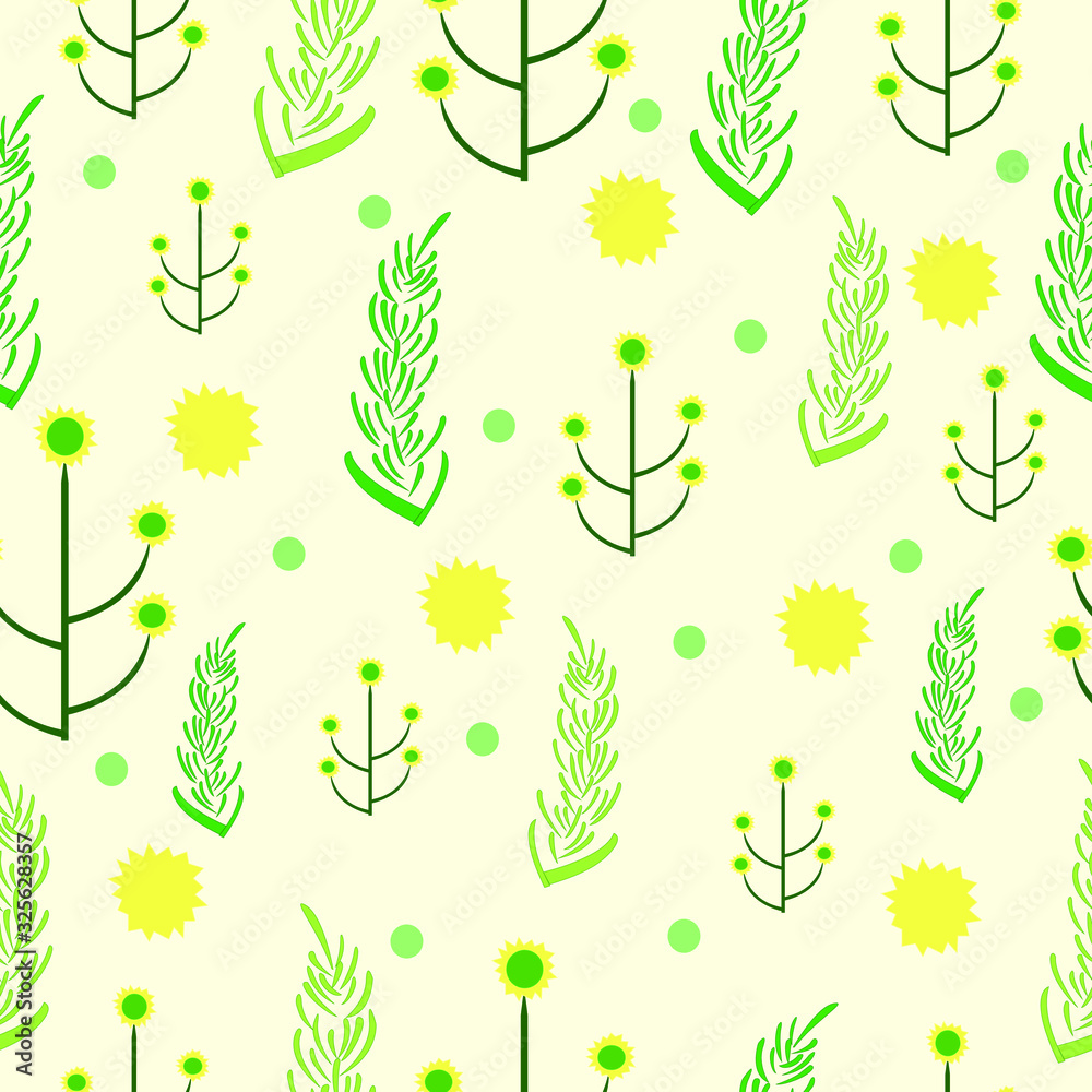sun flowers summer print sun flowers summer print