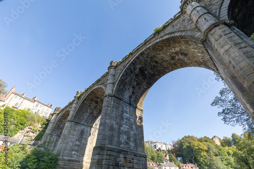 Knaresborough railway viaduct Yorkshire England photo