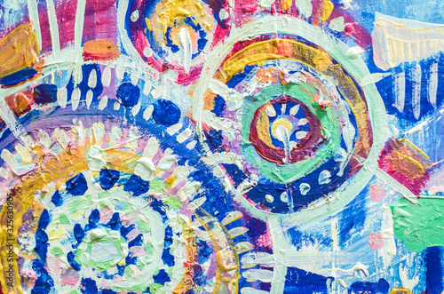 Hand drawn acrylic painting. Color texture.