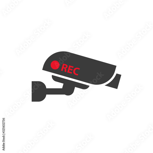 Vector CCTV camera icon