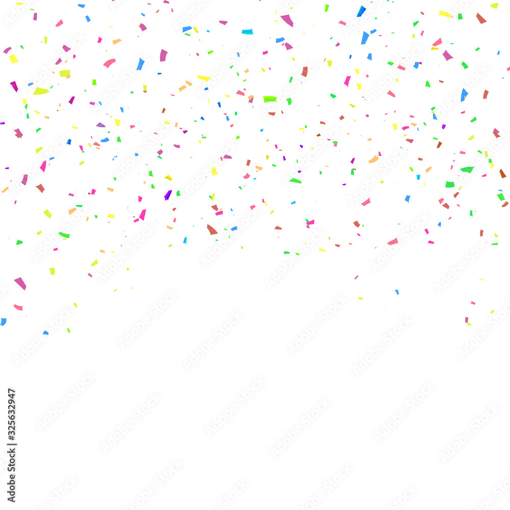 confetti party Colorful celebration background.