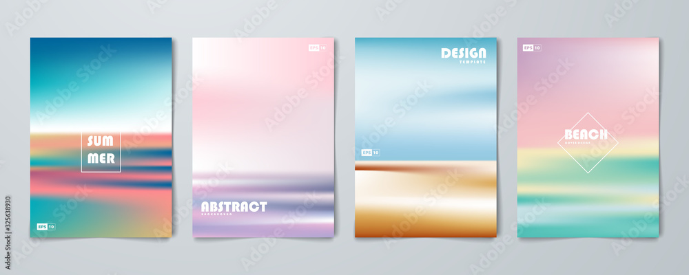 Abstract colorful brochure poster artwork template design background. illustration vector eps10
