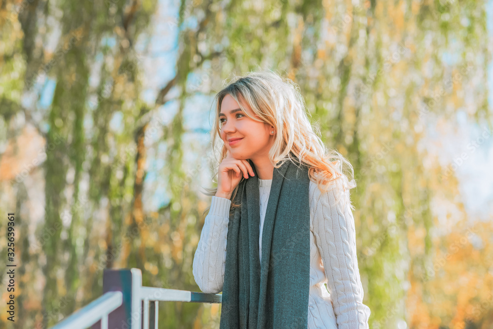 Travelling time. Cute european or american woman at vacation, stylish casual style Travelling time. Cute european or american woman at vacation, stylish casual style