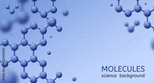 Molecules. Abstract micro molecule structure, biotechnology science research. Pharmaceutical innovation microbiology formula dna vector concept