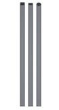 Grey pipe tubes set. vector illustration