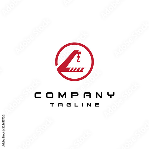 simple tow truck vector image logo design inspiration
