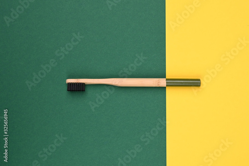 eco toothbrush. Wood brush. Bamboo tooth brushes