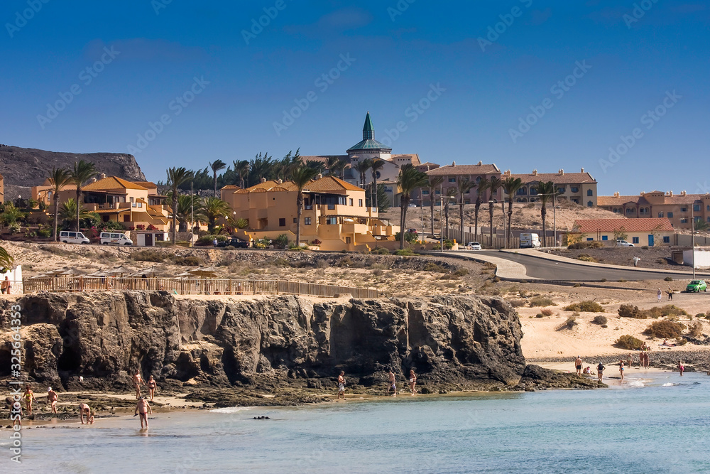 Beach, Costa Calma, Fuerteventura, Canary Islands, Spain, Europe