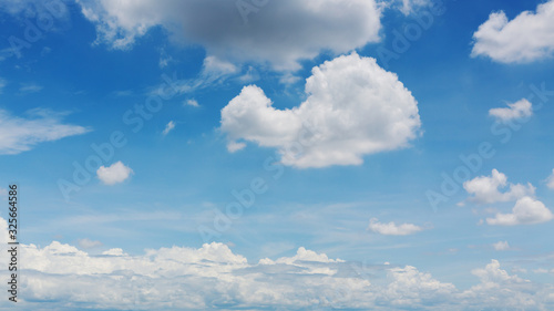 dramatic cloud on blue sky overcast background