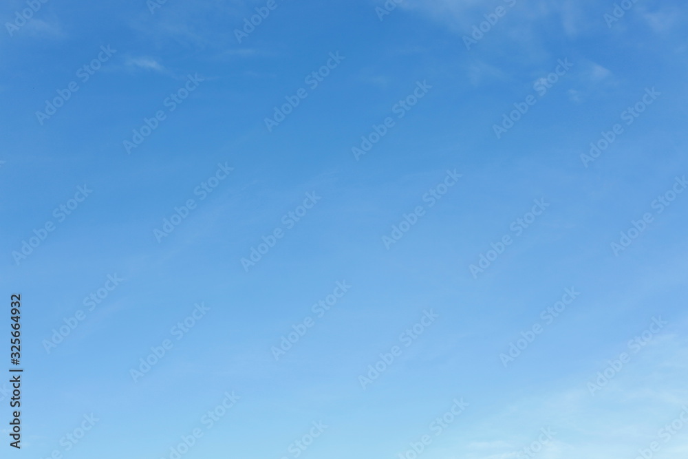 air on blue sky, clear weather day background