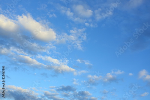 cloud on blue sky weather background
