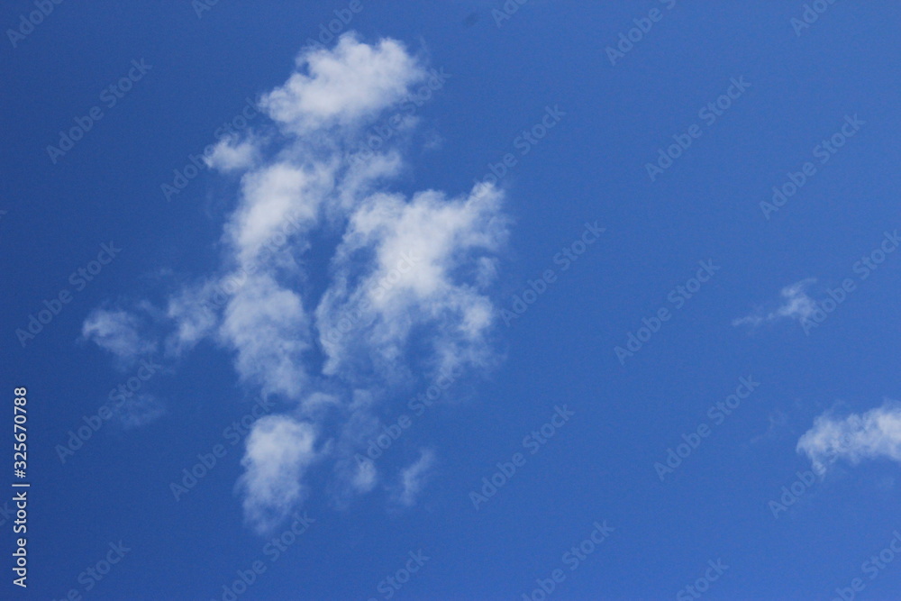 blue sky with clouds