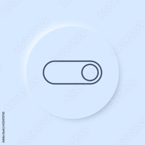 Neumorphism App Icon - Slider
