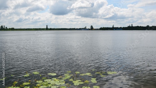 The Zegrze Reservoir (Zegrze Lake, Zegrzynski Lagoon) man-made reservoir in Poland, located north of Warsaw, on the lower course of the Narew river photo