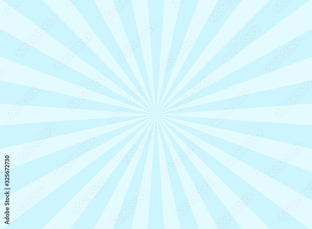 Sunlight rays background. powder blue color burst background. Vector sky illustration. Sunlight rays background. powder blue color burst background. Vector sky illustration.