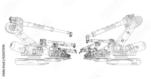 A industral robots manipulators