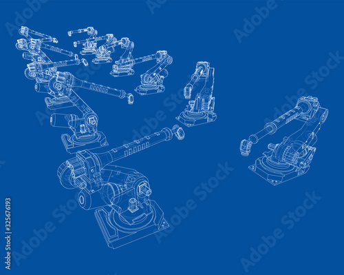 A industral robots manipulators