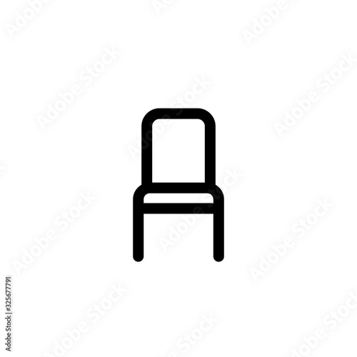 Vector illustration, chair icon design