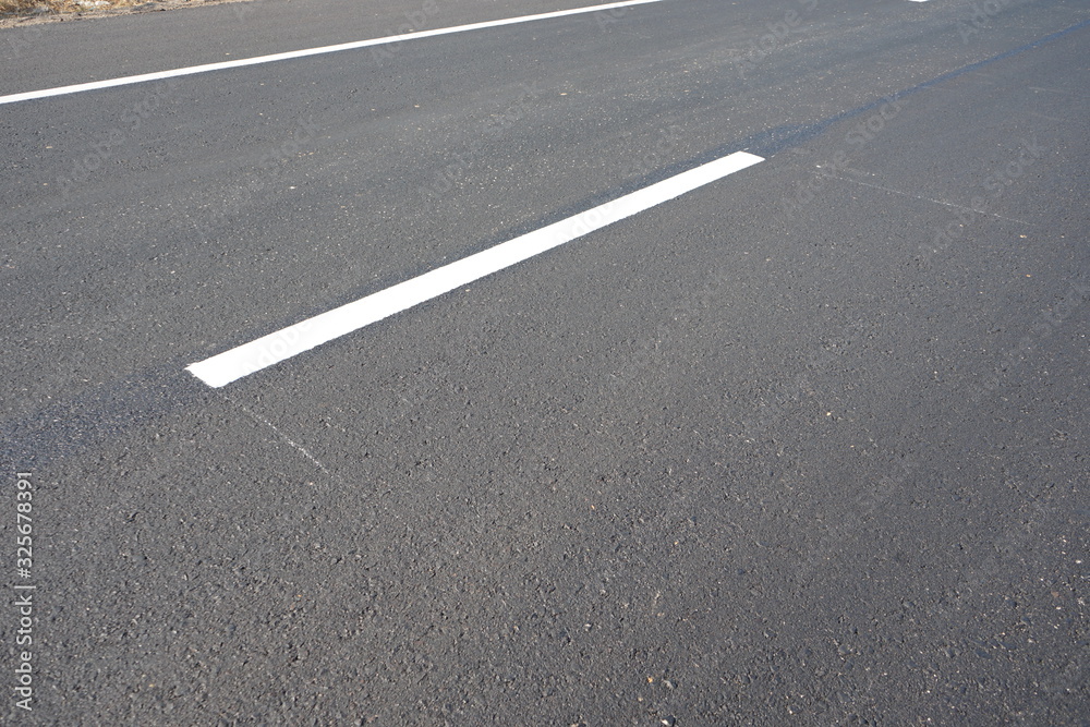 Asphalt road and traffic line in Thailand, Asia Asphalt road and traffic line in Thailand, Asia