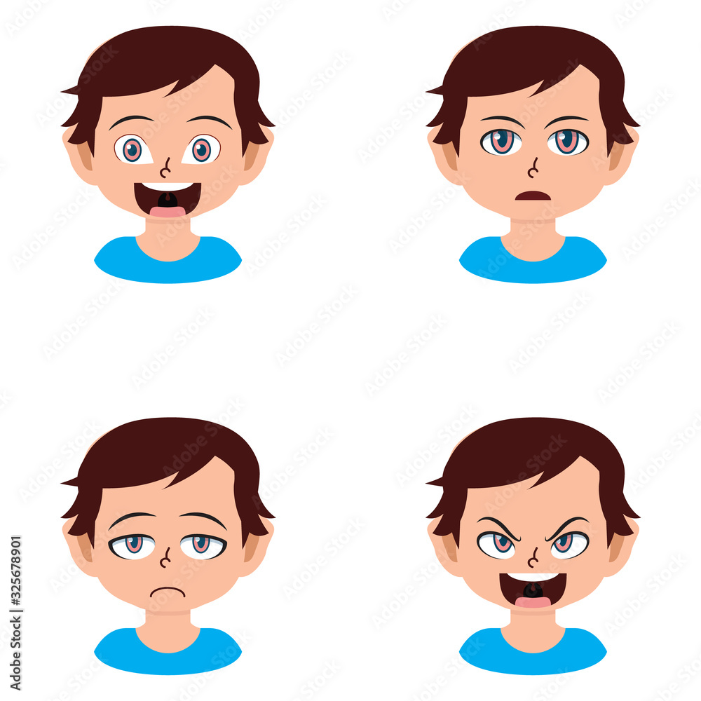 Front view animated character, separate parts of body. Fashionable various views poses and gestures. Cartoon style, flat vector illustration. Front view animated character, separate parts of body. Fashionable various views poses and gestures. Cartoon style, flat vector illustration.