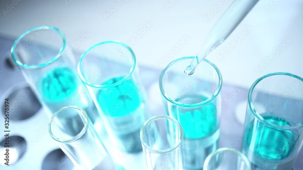 drop blue liquid and droplet laboratory for science test , lab chemical study and medical concept background drop blue liquid and droplet laboratory for science test , lab chemical study and medical concept background