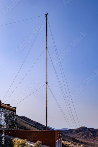 Antenne auf dem Gelände des Leuchtturms "Faro de la Entellada"