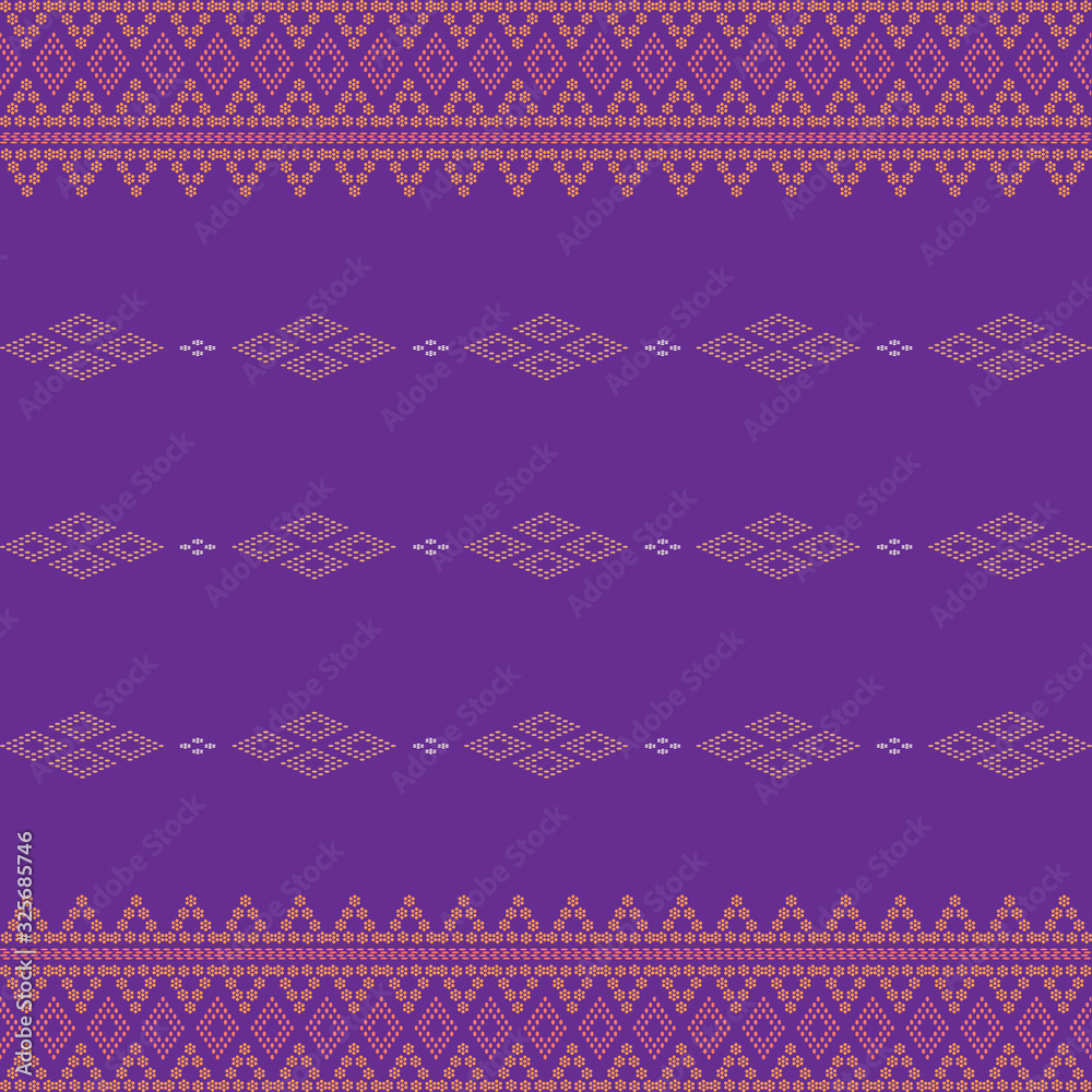 Seamless geometric ornamental pattern background. seamless traditional textile bandhani sari border. creative seamless indiant bandhani textures border design Seamless geometric ornamental pattern background. seamless traditional textile bandhani sari border. creative seamless indiant bandhani textures border design
