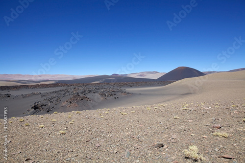 Volcanic landscape at the Puna de Atacama, Argentina