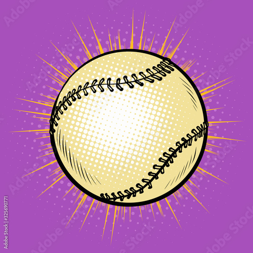 Baseball and tennis ball