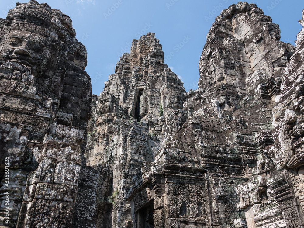 Bayon temple in Ankor Wat (Cambodia)