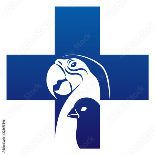 Bird veterinary icon