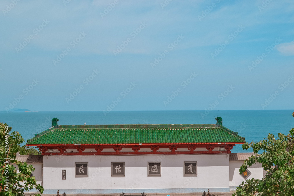 China ethnic buildings in Sanya Hainan