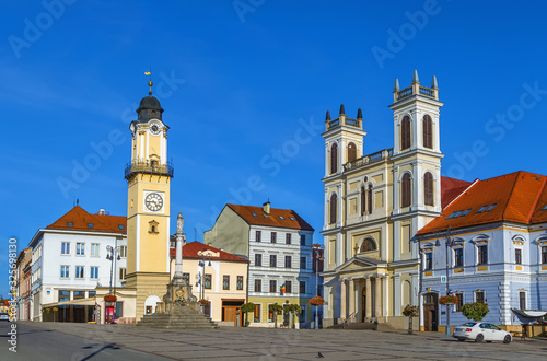 St. Francis Cathedral and clock tower, Banska Bystrica, Slovakia photo