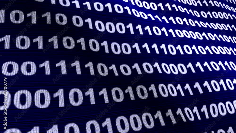 Random Binary Numbers Animation, Loop, 4k Random Binary Numbers Animation, Loop, 4k