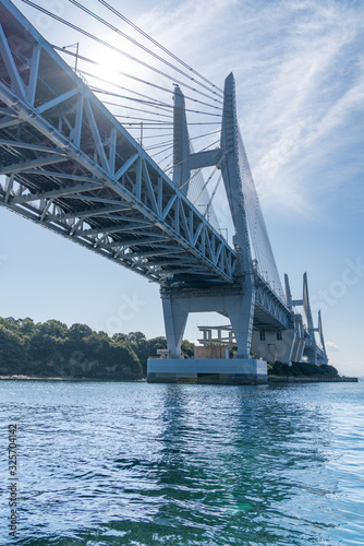 船から見る瀬戸大橋 Seto Ohashi Bridge photo